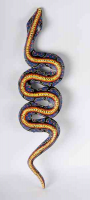 Панно "Змея" 50 см точечная роспись